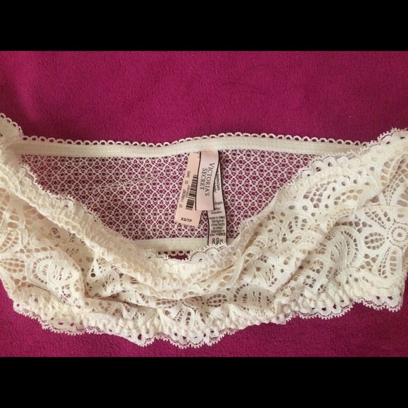 VICTORIA’S SECRET Very Sexy Lace Cropped Top-XS - Picture 3 of 5